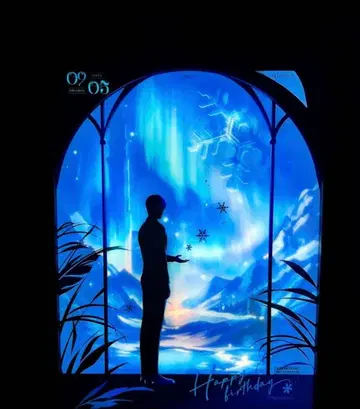 공식 정품 벌스데이 레이 아크릴 라이트보드