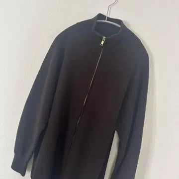 캘런솔로지 니트 지퍼 가디건 니트 가디건 지퍼 브라운