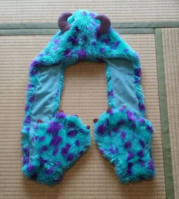 [ 새상품급 ] 디즈니 리조트  팬캡 방한 몬스터즈 잉크