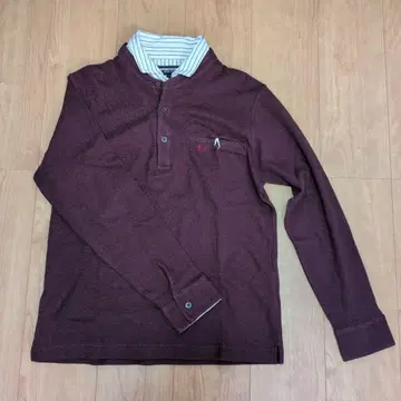 MCGREGOR 긴팔 셔츠 L 와인 레드