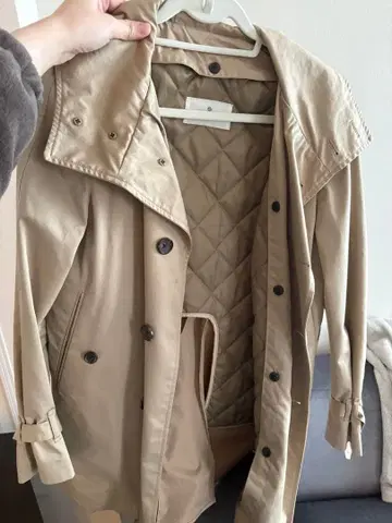 에디피스 베이지 트렌치코트