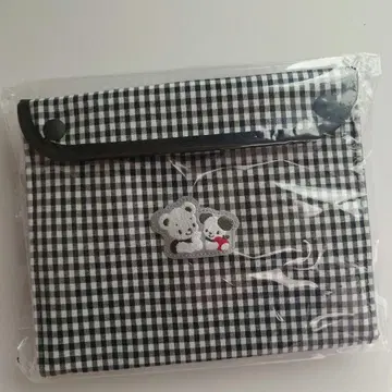 패밀리아 보냉 파우치 깅엄 체크