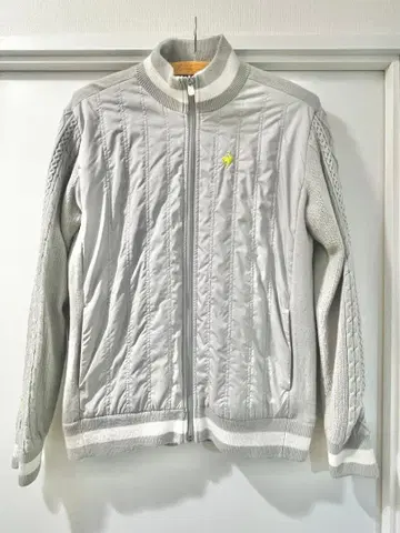 르꼬끄골프 니트 블루종