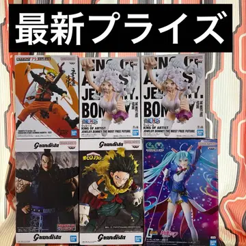 당일 발송 최신 프라이스 피규어 6개 세트 묶음 판매 점프계 하츠네 미쿠