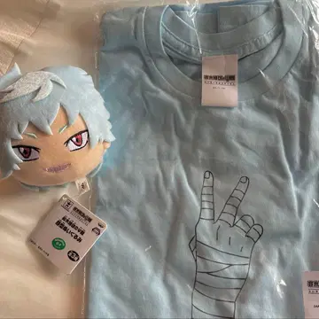사이키 쿠스오의 재난 카이토 T셔츠 봉제 인형 세트 [미개봉 새상품]