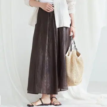 23구 플레어 스커트 30 브라운