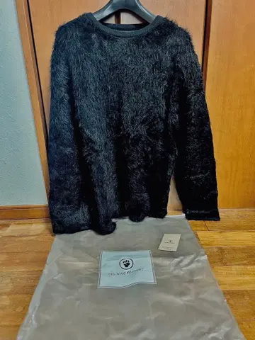 시착만 한 상품 THE INOUE BROTHERS - 슬리 블랙 니트 L