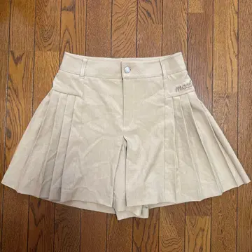 meet tree 사이드 플리츠 큐롯 팬츠