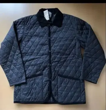 다크 그레이 퀼팅 자켓