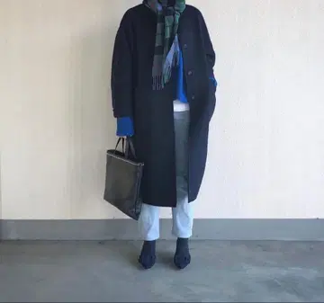 yonfa 용파 구매 노카라 코트 네이비