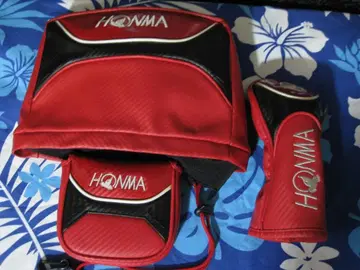 HONMA 골프헤드커버 세트 레드 3점