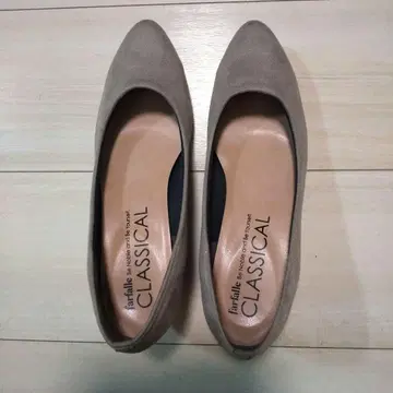 CLASSICAL 그레이 스웨이드 스틸레토 펌프스