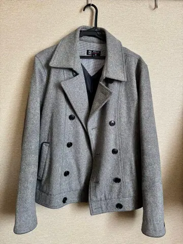 MICHEL KLEIN 그레이 피 코트 48