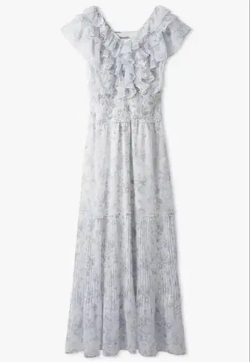 SNIDEL Sustainable 플리츠 프릴 원피스