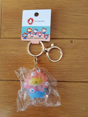 폼폼푸딩 오사카 간사이 박람회 산리오 미야쿠미야쿠 클리어 키링
