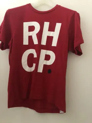 레드 핫 칠리 페퍼스 티셔츠 1 카피라이트 있음 S 레드