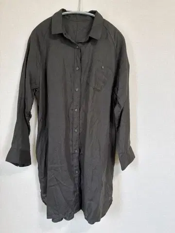 안트릴리 프렌치 린넨 롱 셔츠 13호