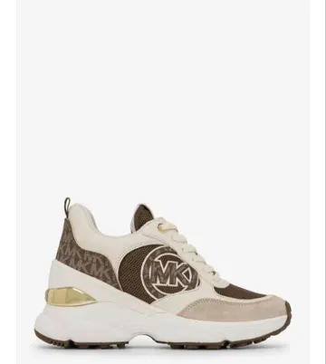 Michael Kors 메쉬 스니커즈 화이트/브라운