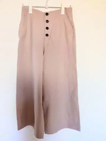 이에나 베이지 하이웨스트 와이드 팬츠