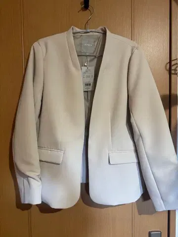 LEPSIM 노카라 자켓 M 베이지