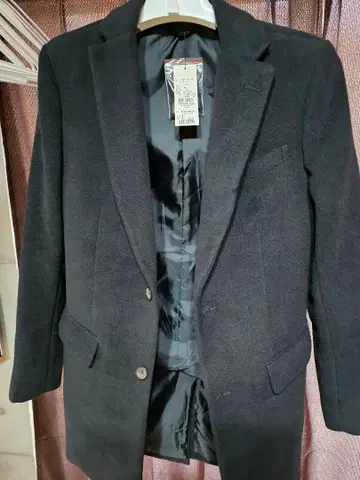 [ 새상품 ] LUCY 울 체스터 코트 택 포함 미사용 새상품 롱 코트