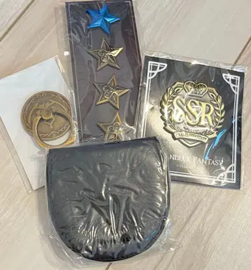 그랑블루 판타지 4점 세트 모음 핀 배지 코인 케이스 미사용