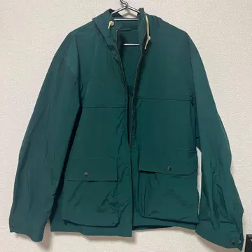 GLOBAL WORK 다크 그린 마운틴 후드티