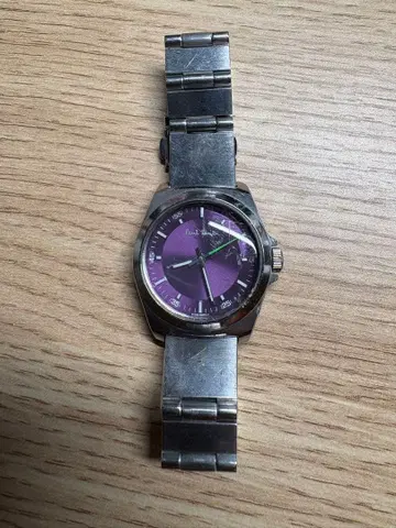 폴 스미스 퍼플 손목시계