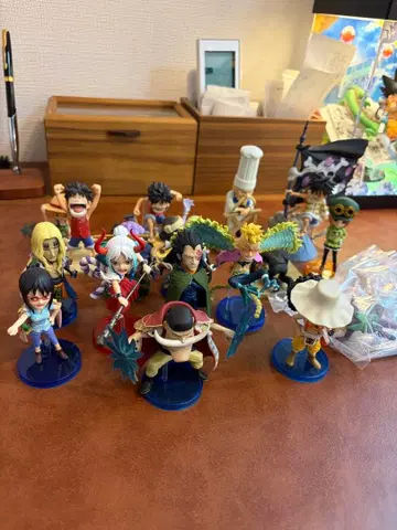 원피스 월드 컬렉션 묶음 판매 드래곤 흰 수염 등 15체 WCF