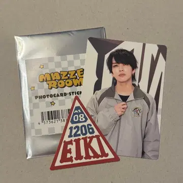 MAZZER ROOM EIKI 포토 카드 스티커