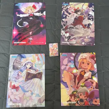 츄니즘 동방 굿즈 캠페인 클리어 파일 4장 Aime 세트