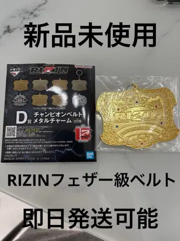 RIZIN 제일복권 D상 페더급 메탈 참