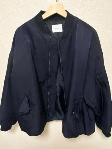 DISCOAT 디스코트 메모리 봄버 블루종 자켓 네이비