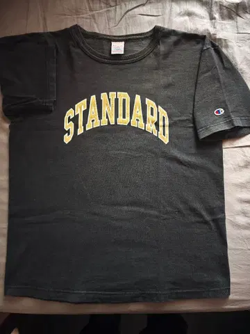 분위기 발군 스타카토 x 챔피온 T1011 양면 프린트 블랙 L 칼리지