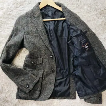 a.v.v HOMME MOON 원단 헤링본 테일러드 자켓 46