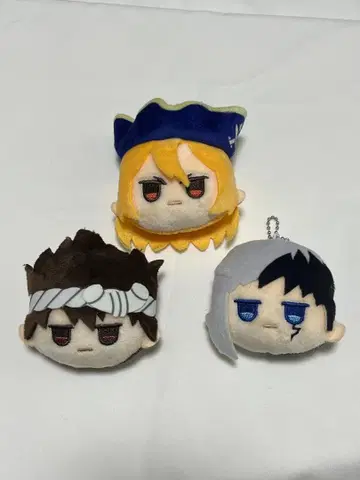 Dr.Stone 페이스 봉제 인형 키링 나나미 류스이 아사기리 겐 크롬