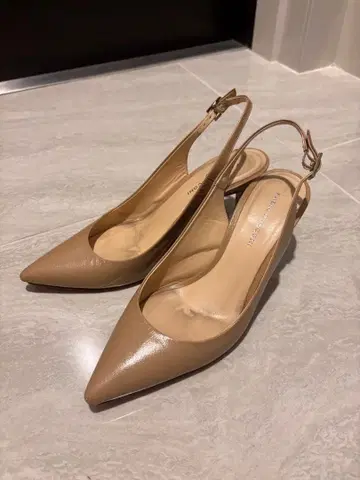 FABIO RUSCONI 베이지 백 스트랩 35 1/2