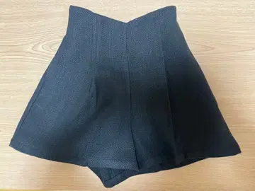 hinari 턱 숏팬츠 S 블랙