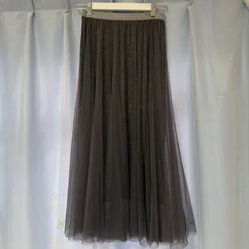 레이스 튤 스커트