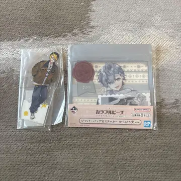 카라피치 컬러풀 피치 제일복권 아크릴 스탠드 스티커 탓츤 히로