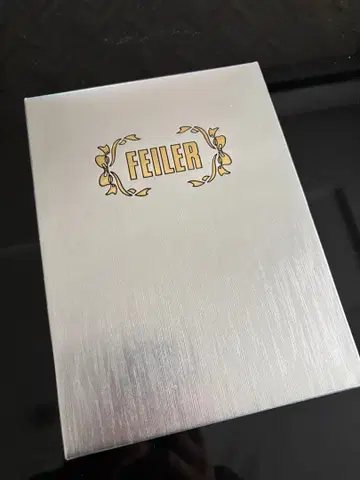 FEILER 꽃무늬 손수건 파우치 세트