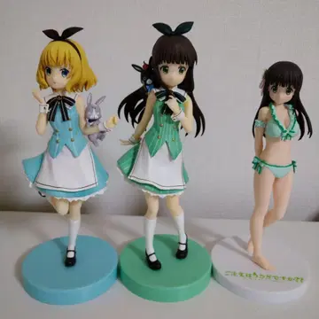 주문토끼 프라이스 피규어 3체 세트