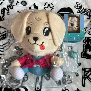 이와타 타카노리 ARTLESS 봉제 인형 2개 + 하트 키홀더