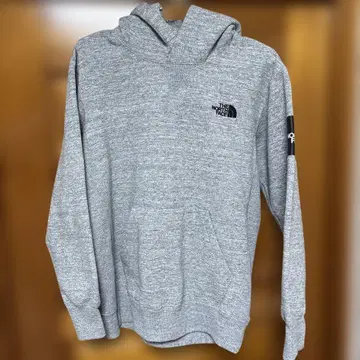 THE NORTH FACE 그레이 후드 부착 후드티