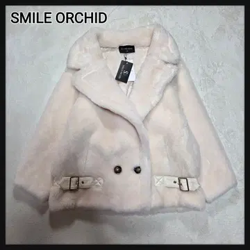 [미사용품 택 포함] SMILE ORCHID 테디베어 숏코트 M