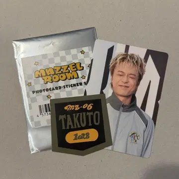 Mazzel Room TAKUTO 포토 카드 스티커 세트