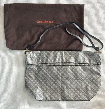 GHERARDINI 숄더백 실버