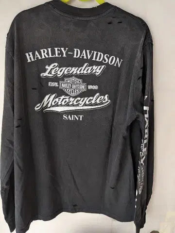 HARLEY-DAVIDSON 롱 슬리브 셔츠 블랙