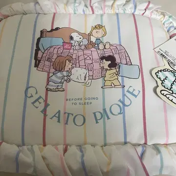 젤라또피케 스누피 PEANUTS 오리지널 아트 트래블 파우치