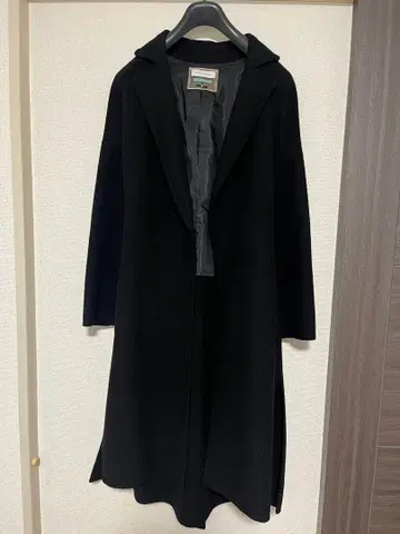 MAISON SPECIAL 블랙 롱 코트 36